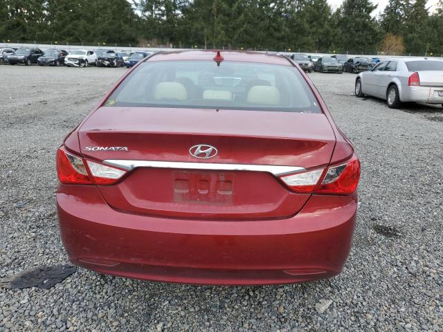 5NPEB4AC6DH678468 - 2013 HYUNDAI SONATA GLS MAROON photo 6