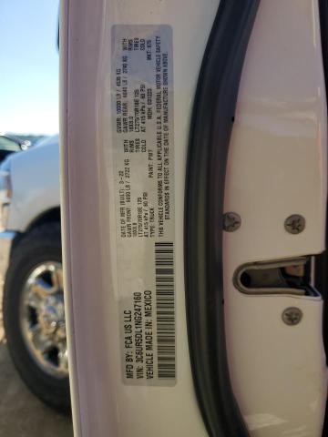 3C6UR5DL1NG247160 - 2022 RAM 2500 BIG HORN/LONE STAR WHITE photo 12