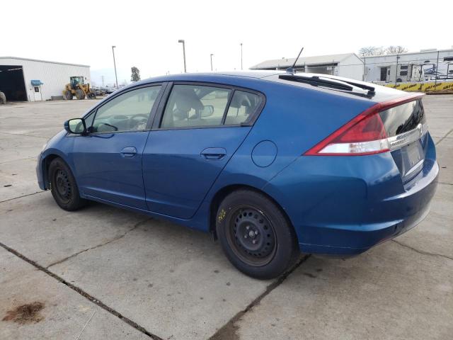 JHMZE2H39DS003765 - 2013 HONDA INSIGHT BLUE photo 2