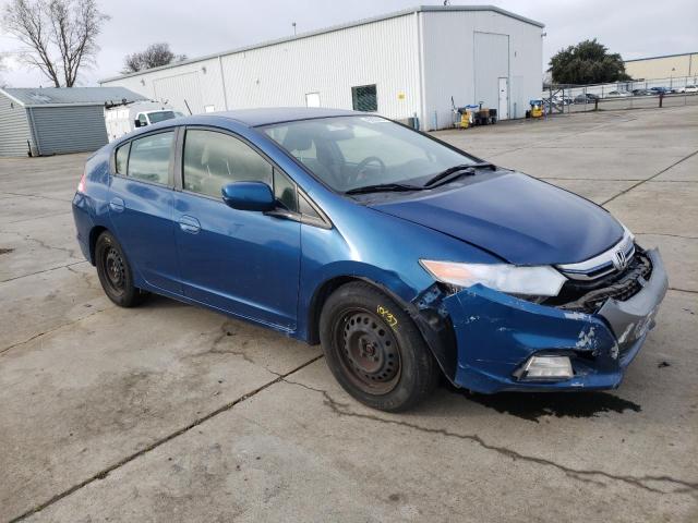 JHMZE2H39DS003765 - 2013 HONDA INSIGHT BLUE photo 4