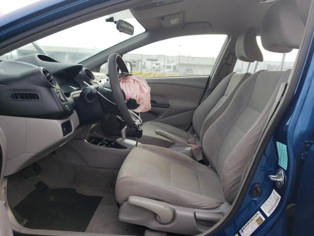 JHMZE2H39DS003765 - 2013 HONDA INSIGHT BLUE photo 7