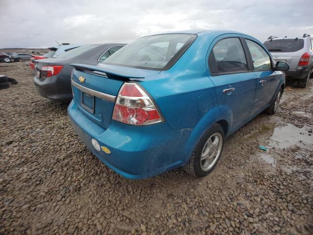 KL1TG56E59B307634 - 2009 CHEVROLET AVEO LT TEAL photo 3