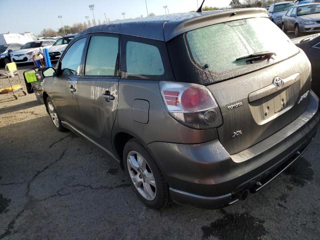 2T1KR30E38C708773 - 2008 TOYOTA COROLLA MA XR GRAY photo 2