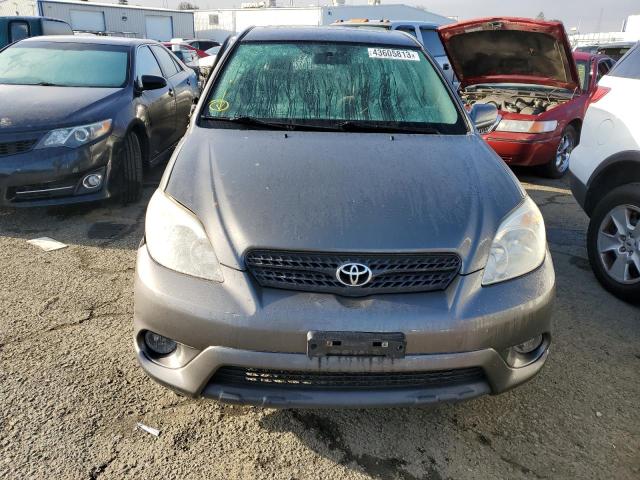 2T1KR30E38C708773 - 2008 TOYOTA COROLLA MA XR GRAY photo 5