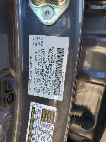 5J6RW2H52HL075899 - 2017 HONDA CR-V EX GRAY photo 12