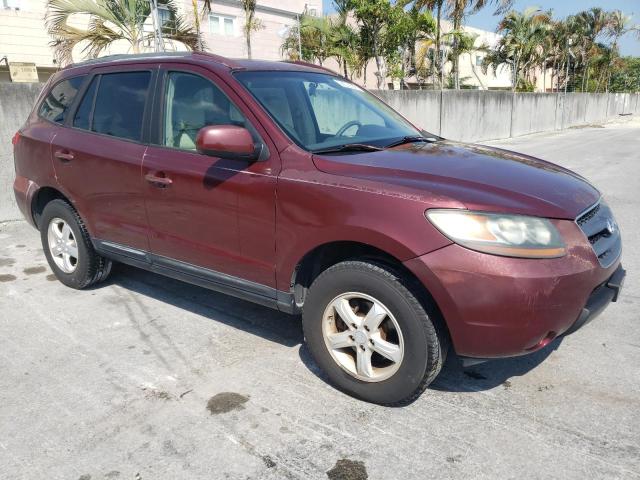 5NMSG13D47H063556 - 2007 HYUNDAI SANTA FE GLS BURGUNDY photo 4