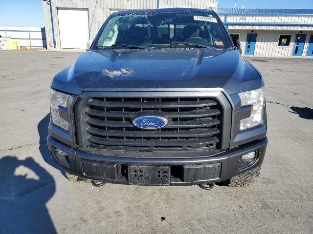 1FTEW1EG5HFC27709 - 2017 FORD F150 SUPERCREW GRAY photo 5