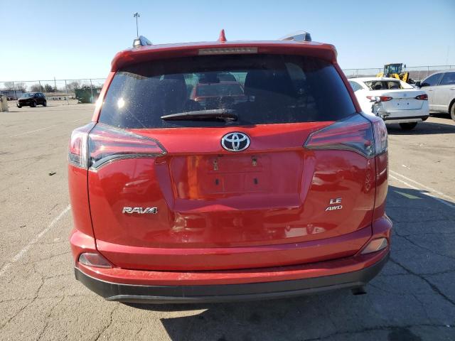 2T3BFREVXHW632785 - 2017 TOYOTA RAV4 LE RED photo 6