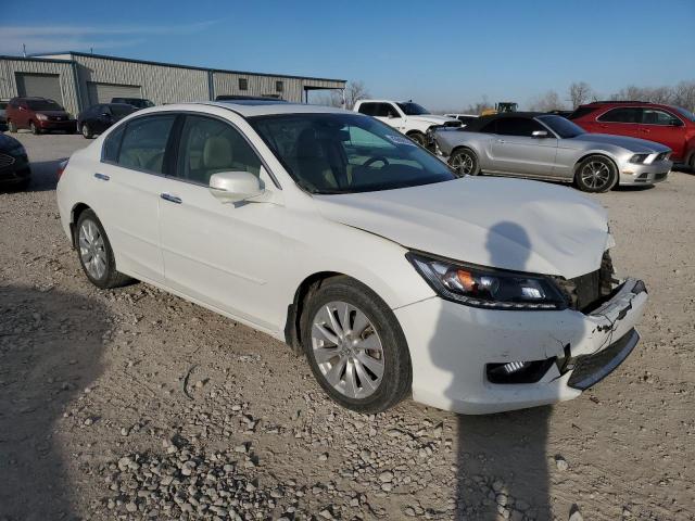 1HGCR3F87EA008309 - 2014 HONDA ACCORD EXL WHITE photo 4