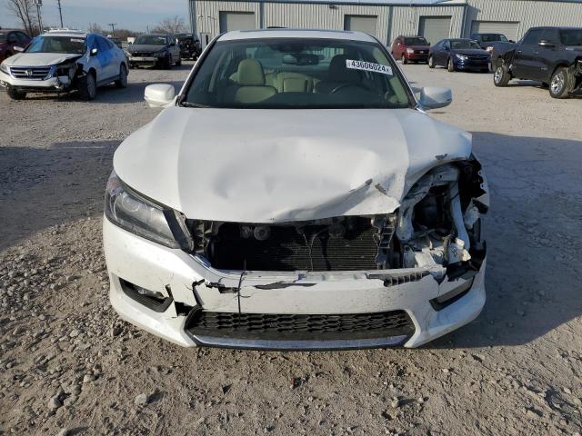 1HGCR3F87EA008309 - 2014 HONDA ACCORD EXL WHITE photo 5