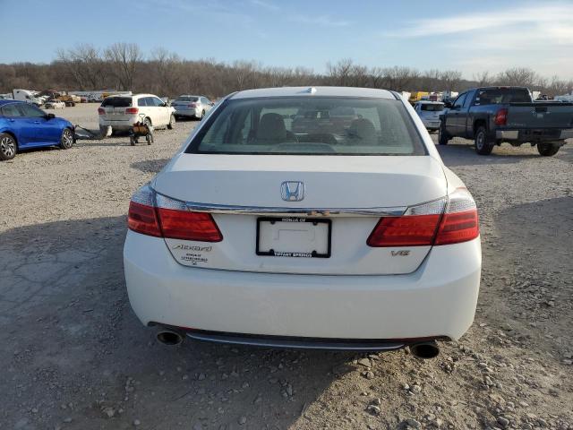 1HGCR3F87EA008309 - 2014 HONDA ACCORD EXL WHITE photo 6