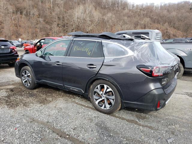 4S4BTAPC5M3119152 - 2021 SUBARU OUTBACK TOURING GRAY photo 2