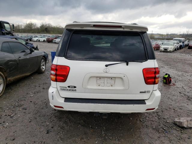 5TDZT38A04S229911 - 2004 TOYOTA SEQUOIA LIMITED WHITE photo 6