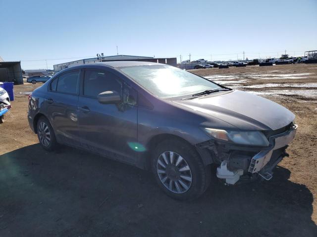 19XFB2F57EE020604 - 2014 HONDA CIVIC LX GRAY photo 4