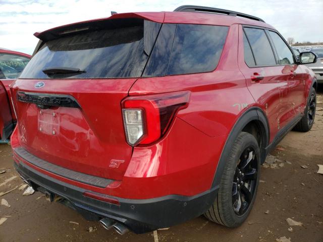 1FM5K8GC3MGB60249 - 2021 FORD EXPLORER ST RED photo 3