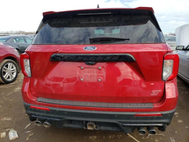 1FM5K8GC3MGB60249 - 2021 FORD EXPLORER ST RED photo 6