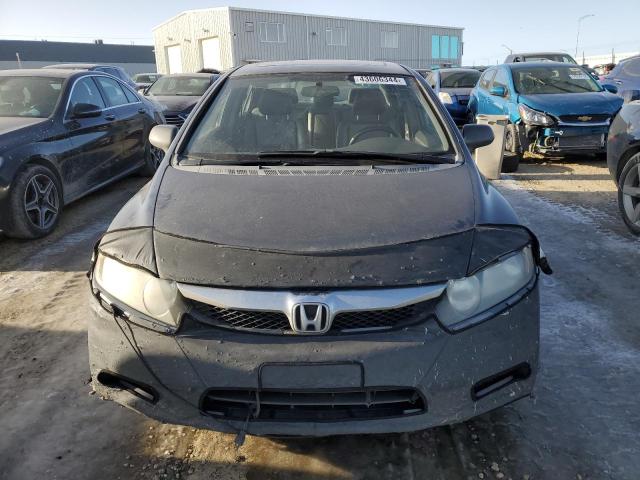2HGFA16089H107330 - 2009 HONDA CIVIC EXL ნაცრისფერი ფოტო 5