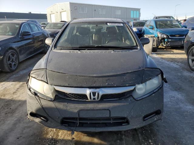 2HGFA16089H107330 - 2009 HONDA CIVIC EXL GRAY photo 5