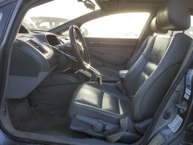 2HGFA16089H107330 - 2009 HONDA CIVIC EXL ნაცრისფერი ფოტო 7