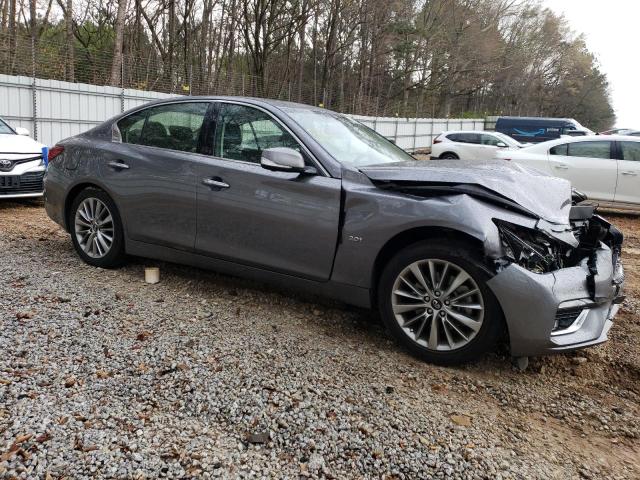 JN1CV7AP0JM240763 - 2018 INFINITI Q50 PURE GRAY photo 4