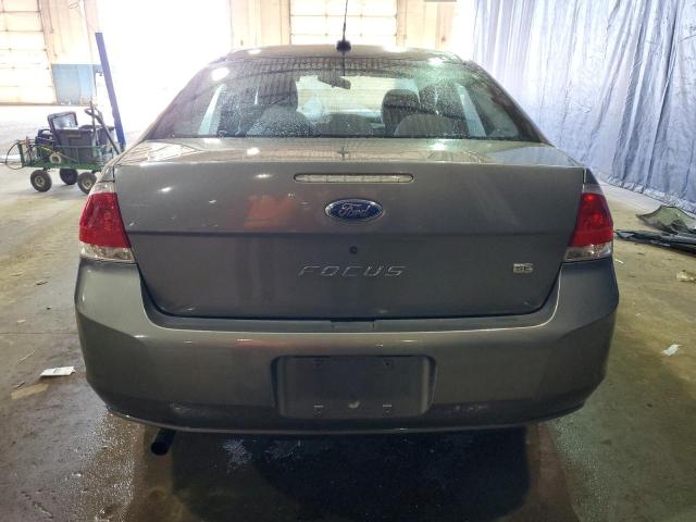 1FAHP35N89W253474 - 2009 FORD FOCUS SE GRAY photo 6