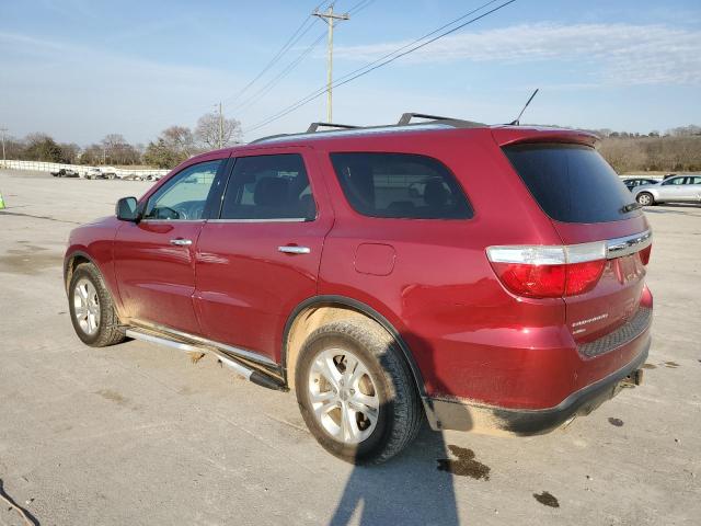 1C4SDJDTXDC614243 - 2013 DODGE DURANGO CREW RED photo 2