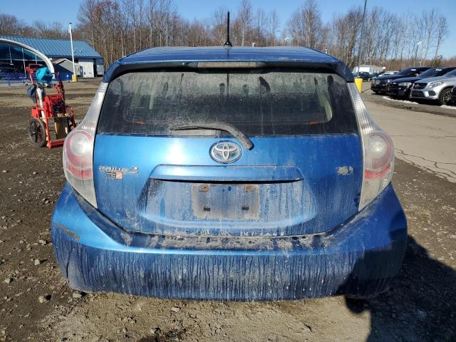 JTDKDTB37D1550933 - 2013 TOYOTA PRIUS C BLUE photo 6