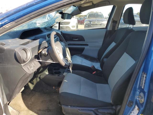 JTDKDTB37D1550933 - 2013 TOYOTA PRIUS C BLUE photo 7