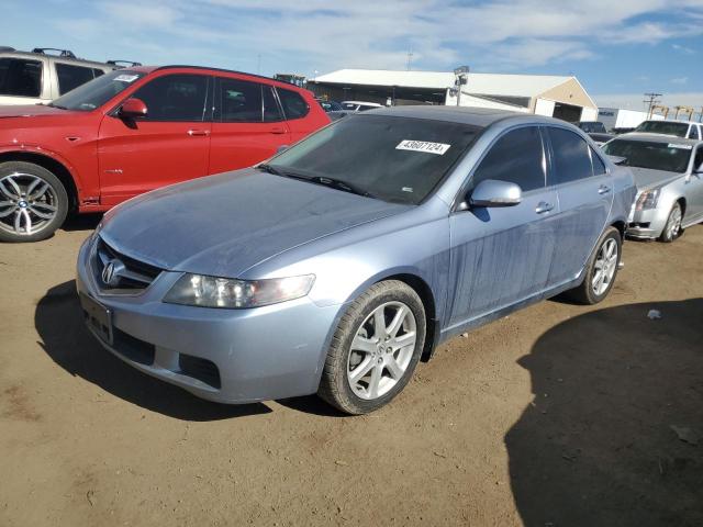 JH4CL95874C012107 - 2004 ACURA TSX BLUE photo 1