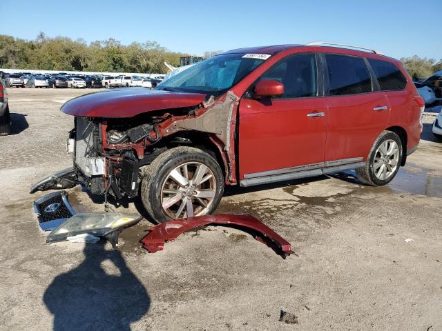 5N1AR2MN2DC621249 - 2013 NISSAN PATHFINDER S RED photo 1