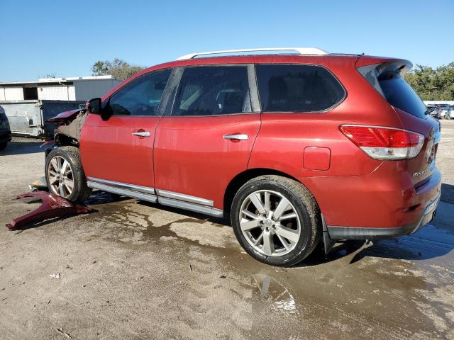 5N1AR2MN2DC621249 - 2013 NISSAN PATHFINDER S RED photo 2