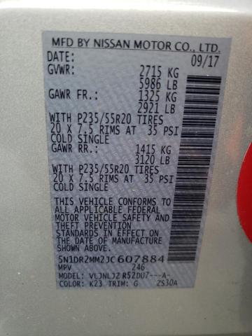 5N1DR2MM2JC607884 - 2018 NISSAN PATHFINDER S 银色 照片 13