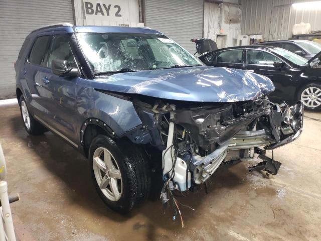 1FM5K7D82JGA24166 - 2018 FORD EXPLORER XLT BLUE photo 4