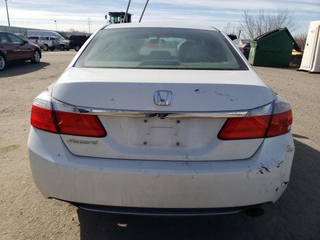 1HGCR2F70EA128857 - 2014 HONDA ACCORD EX WHITE photo 6