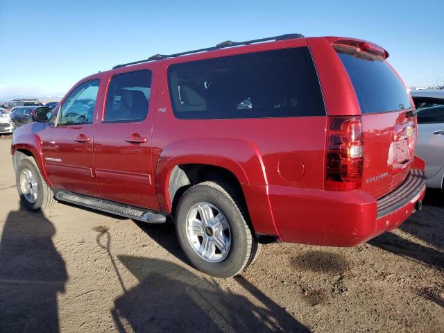 1GNSKJE7XER184341 - 2014 CHEVROLET SUBURBAN K1500 LT RED photo 2