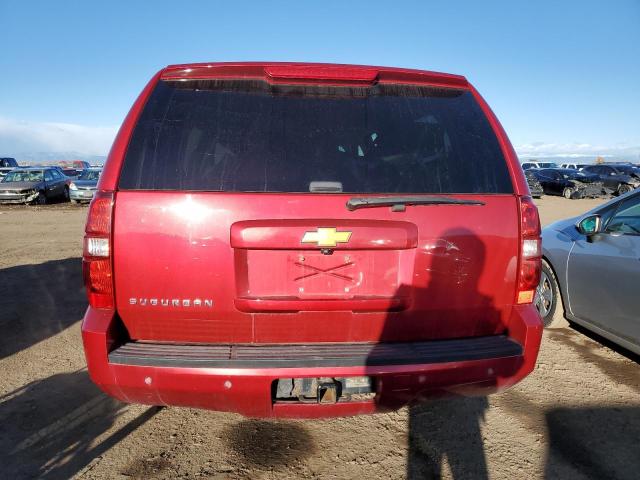 1GNSKJE7XER184341 - 2014 CHEVROLET SUBURBAN K1500 LT RED photo 6