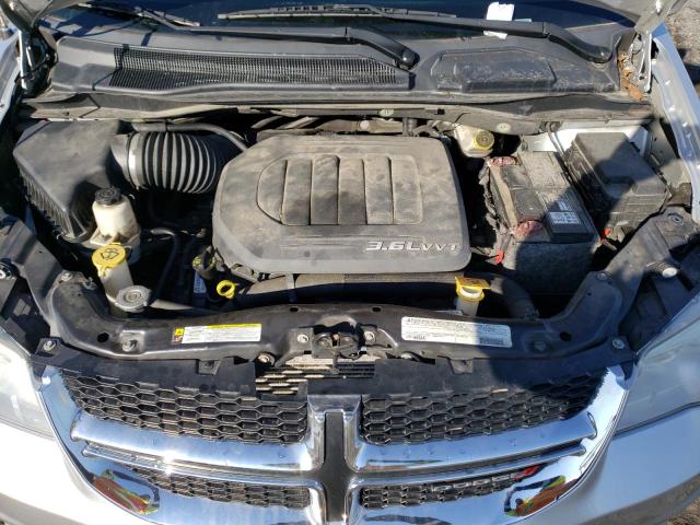 2C4RDGBGXCR359929 - 2012 DODGE GRAND CARA SILVER photo 12