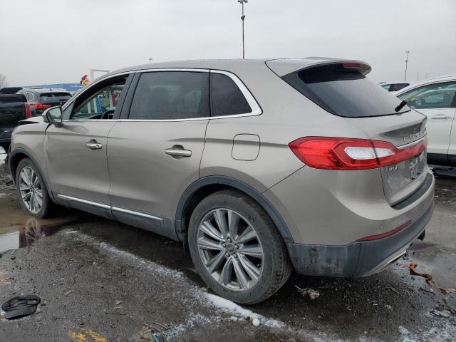 2LMPJ8LPXJBL29310 - 2018 LINCOLN MKX RESERVE Բեժ լուսանկար 2