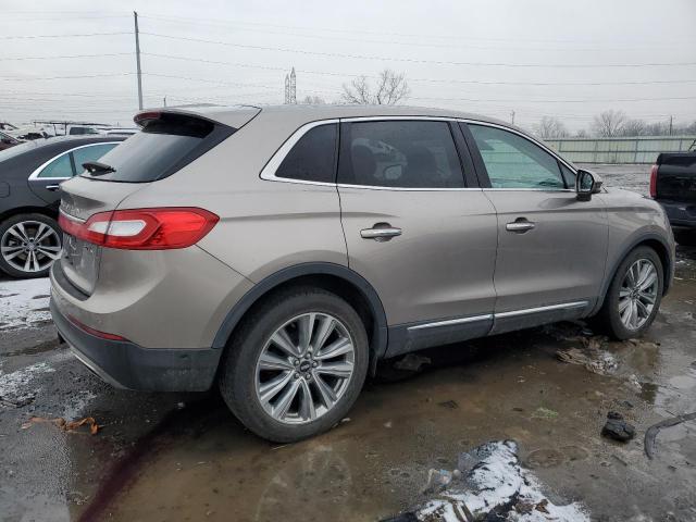 2LMPJ8LPXJBL29310 - 2018 LINCOLN MKX RESERVE Բեժ լուսանկար 3
