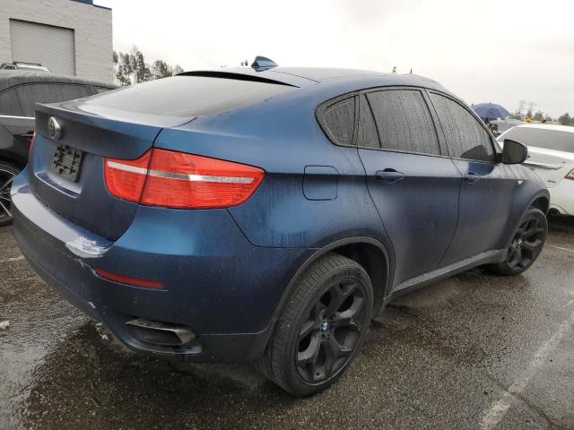 5UXFG8C56BLZ95539 - 2011 BMW X6 XDRIVE50I BLUE photo 3