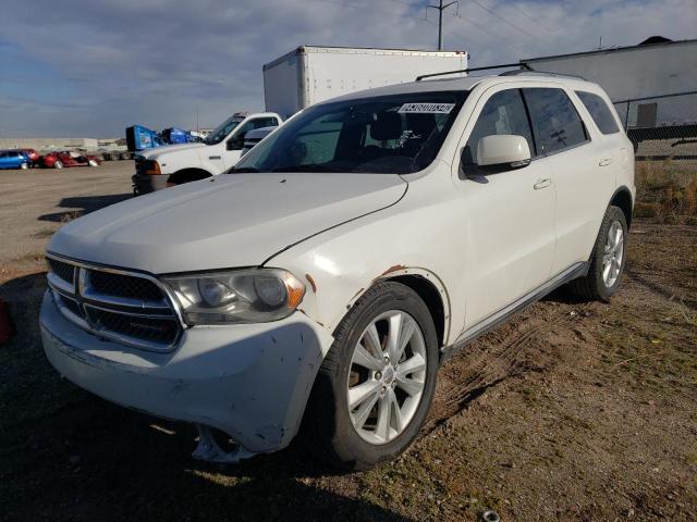 1C4SDJDT5CC301518 - 2012 DODGE DURANGO CREW WHITE photo 1