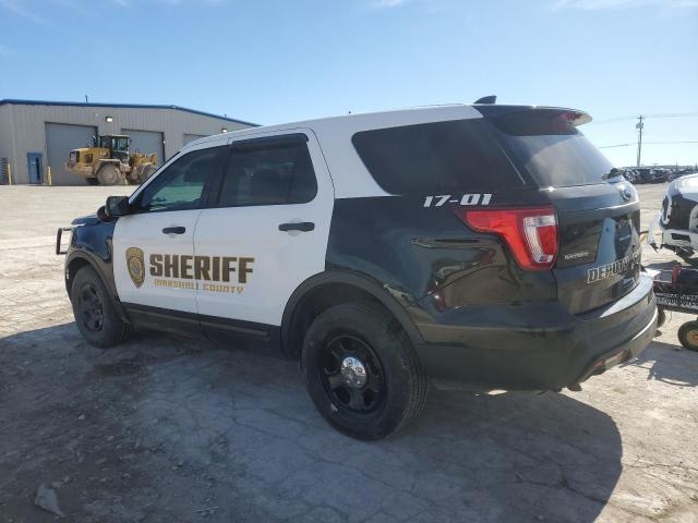 1FM5K8AR0HGC25724 - 2017 FORD EXPLORER POLICE INTERCEPTOR 双色 照片 2