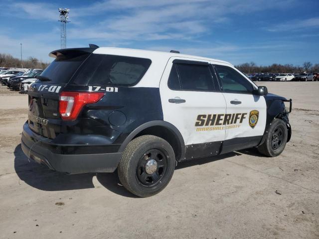 1FM5K8AR0HGC25724 - 2017 FORD EXPLORER POLICE INTERCEPTOR 双色 照片 3