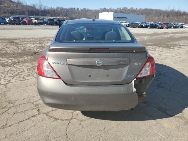 3N1CN7AP3DL846783 - 2013 NISSAN VERSA S GRAY photo 6