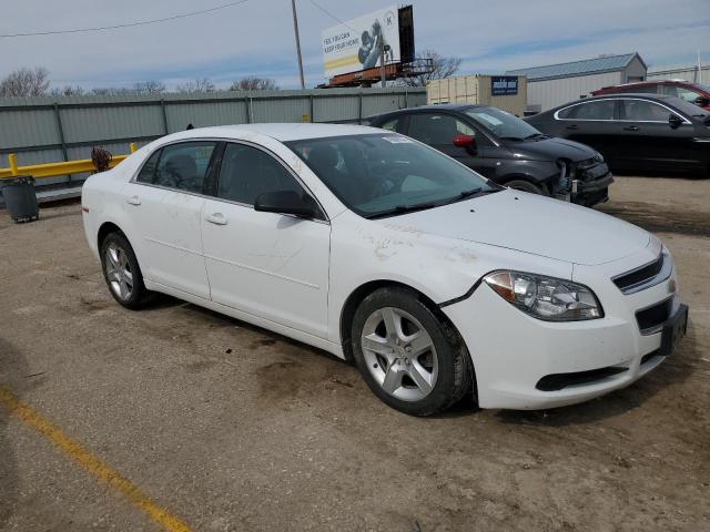 1G1ZA5EU6CF395552 - 2012 CHEVROLET MALIBU LS WHITE photo 4