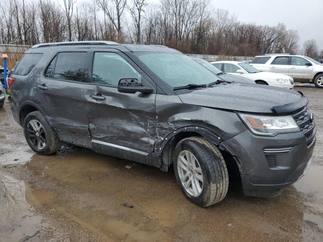 1FM5K8DH0JGA66406 - 2018 FORD EXPLORER XLT GRAY photo 4