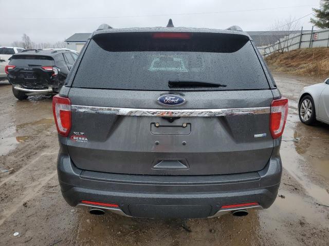 1FM5K8DH0JGA66406 - 2018 FORD EXPLORER XLT GRAY photo 6