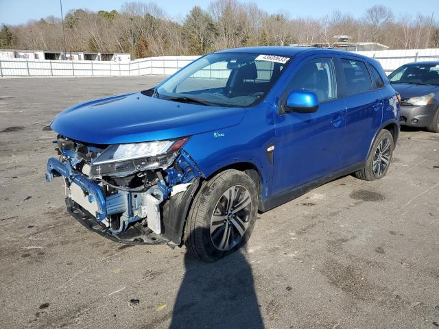 JA4AR3AU8LU022459 - 2020 MITSUBISHI OUTLANDER ES BLUE photo 1