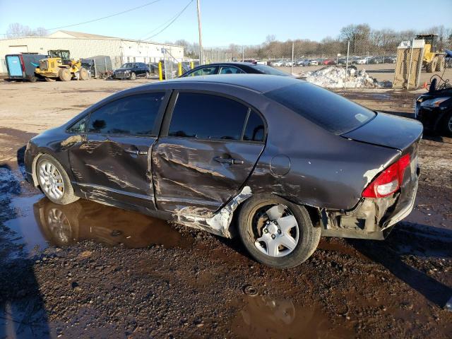 2HGFA1F58AH547905 - 2010 HONDA CIVIC LX GRAY photo 2