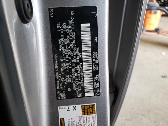 JTLKT324864124394 - 2006 TOYOTA SCION XB Grau Foto 13